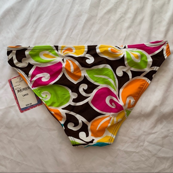NWT Arizona Jean Company Multicolor Bikini Bottom - Picture 2 of 2